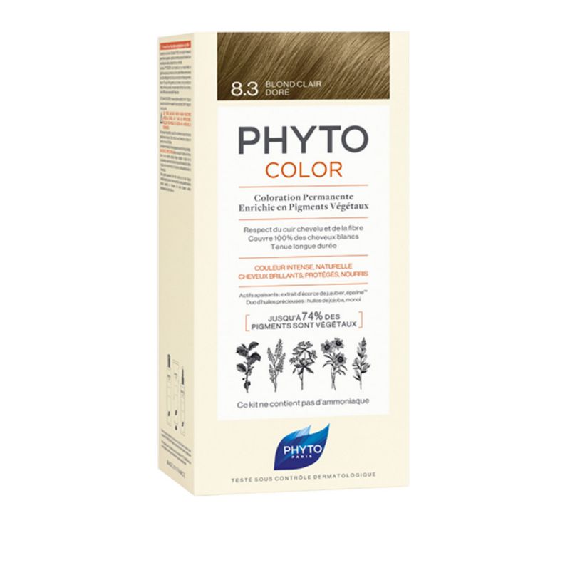 Phyto tunisie materna.tn Phytocolor 8.3 blond clair