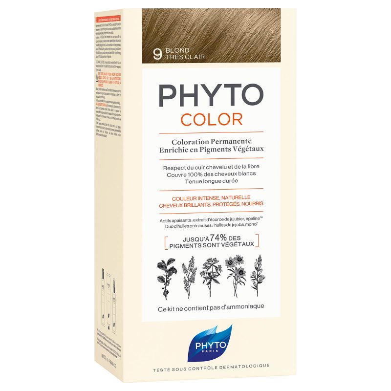 Phyto tunisie materna.tn Phytocolor BLOND TRES CLAIR 9