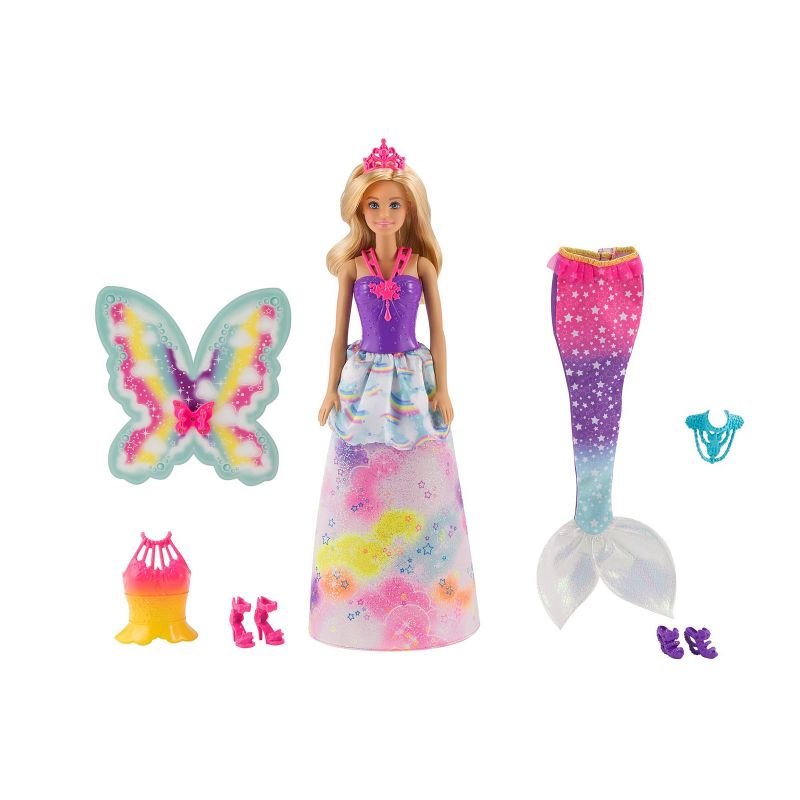 Barbie - Barbie Dreamtopia poupée Papillons coffret 3-en-1 blonde