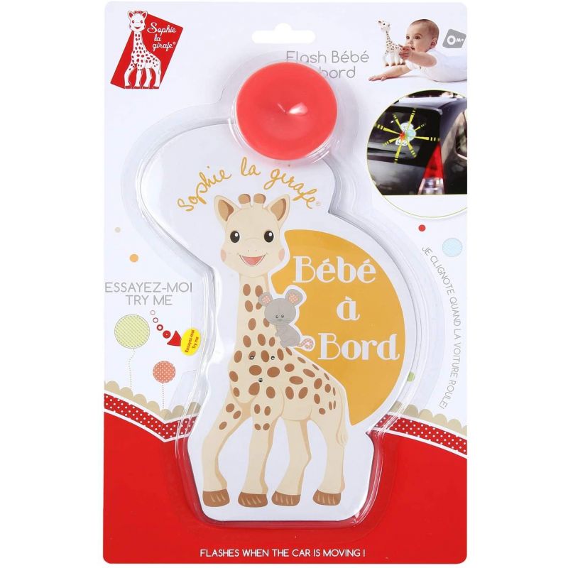 Achetez siege Flash bébé à bord Sophie la girafe chez materna