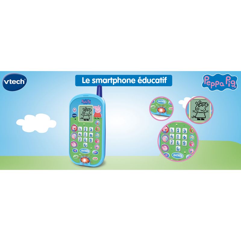 Vtech Téléphone jouet - Peppa Pig Téléphone Talk & Learn