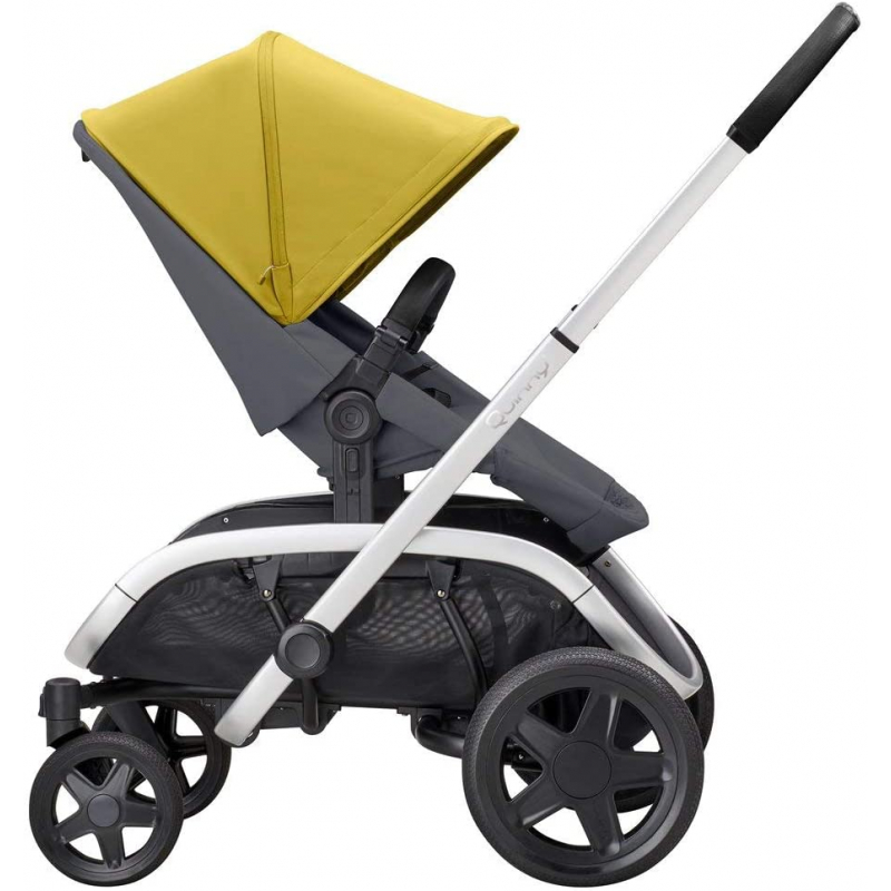 Poussette Quinny Hubb Mono avec panier XXL, facile à plier, grand panier,  de 6 mois à 3 ans et demi, Red On Graphite