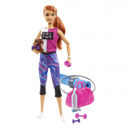 Poupée Barbie athlète