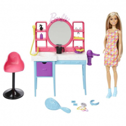 Barbie Doll And Hair Salon...