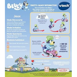 VTech - Bluey, Trotti-Bluey Interactive, Chien Interactif sur