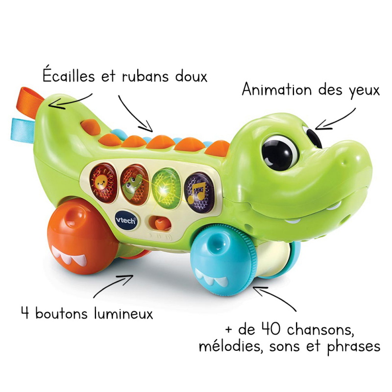 vente en ligne jouet  bébé Tunisie Vtech materna.tn Rouli croco